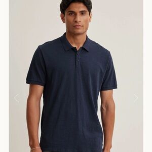 Velvet by Graham & Spencer Navy Polo Shirt
